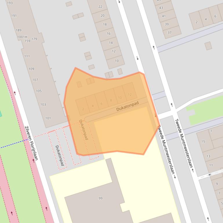 Kaart van postcodegebied 3541HB.