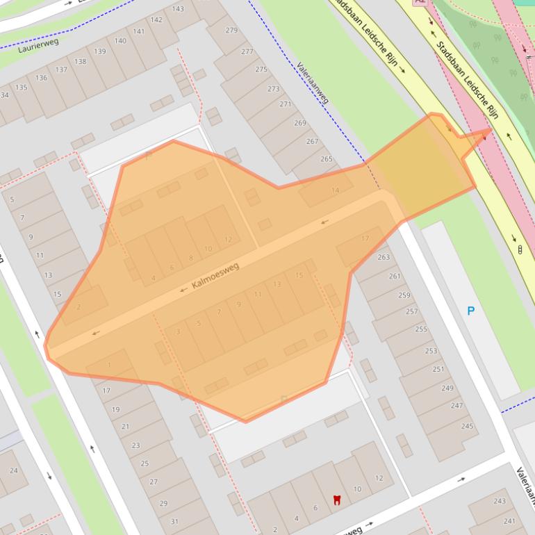 Kaart van postcodegebied 3541RC.