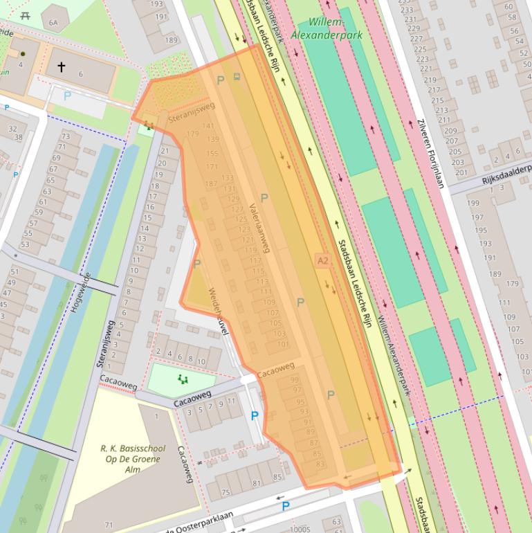 Kaart van postcodegebied 3541TR.