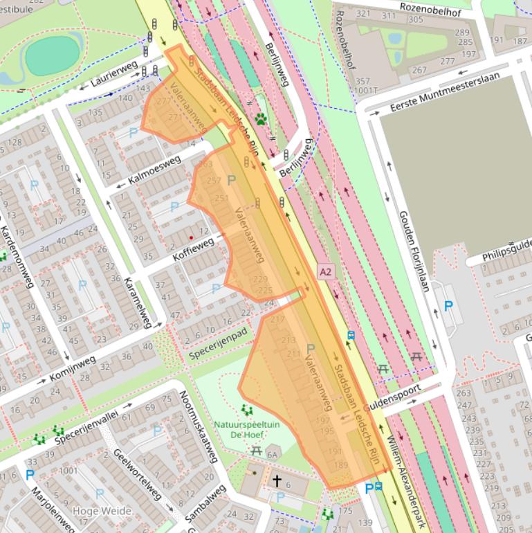 Kaart van postcodegebied 3541TT.
