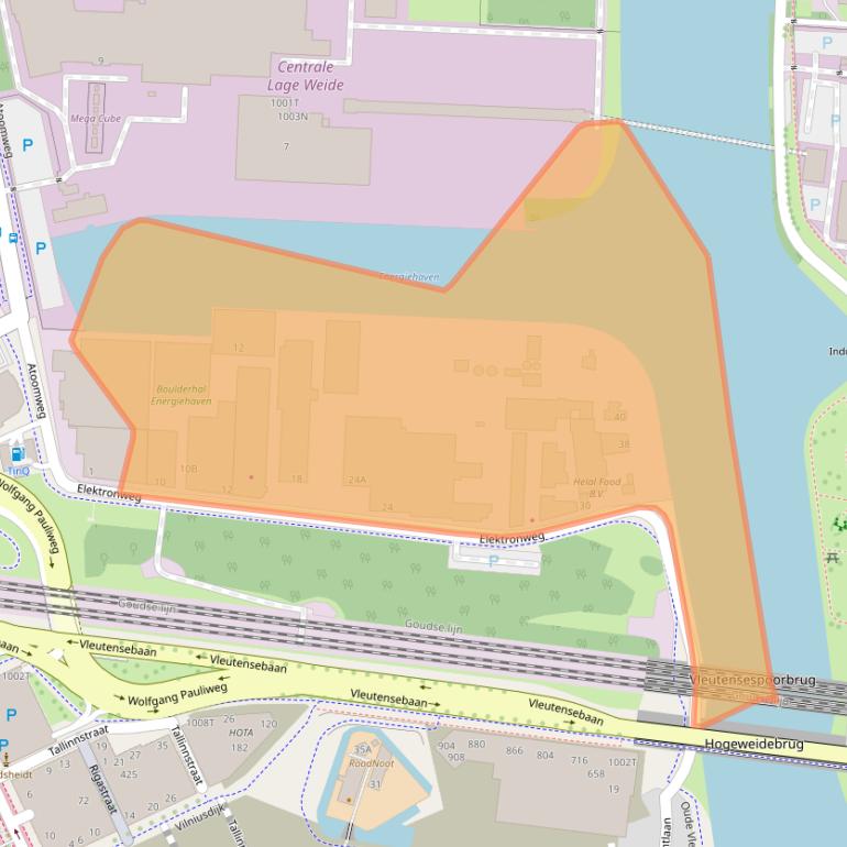 Kaart van postcodegebied 3542AC.