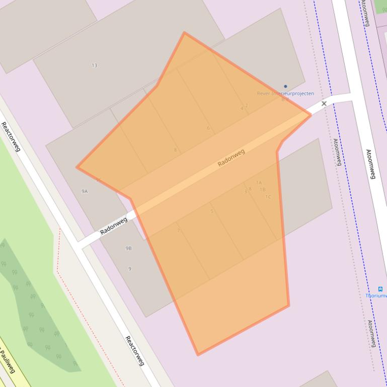 Kaart van postcodegebied 3542AN.