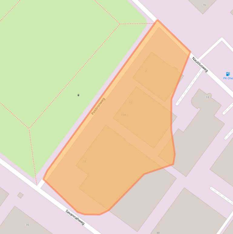 Kaart van postcodegebied 3542AZ.