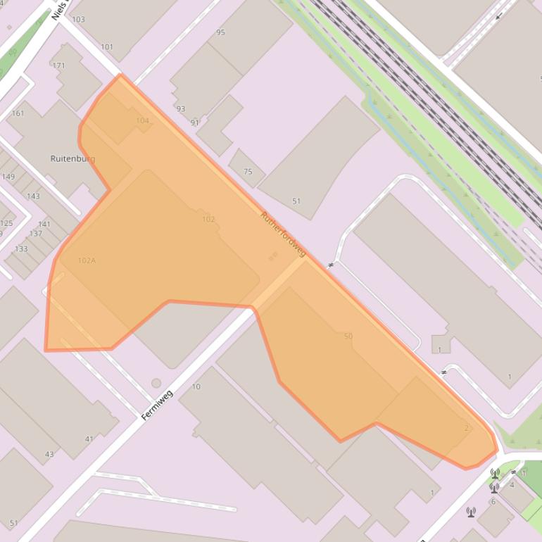 Kaart van postcodegebied 3542CG.