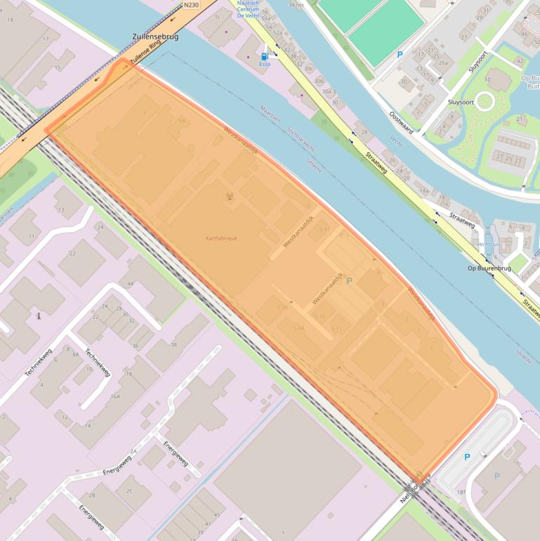 Kaart van postcodegebied 3542DA.