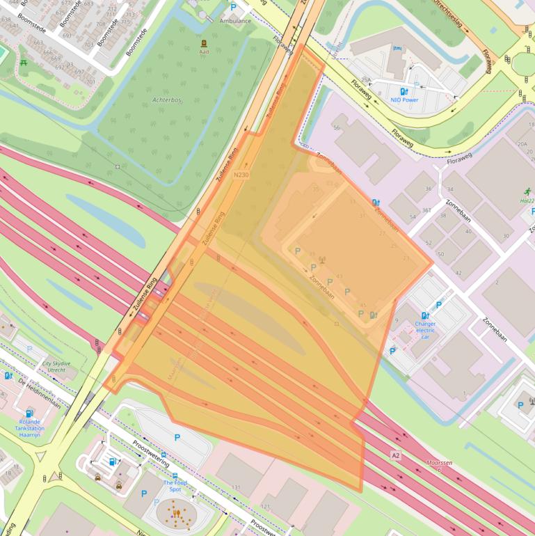 Kaart van postcodegebied 3542EB.
