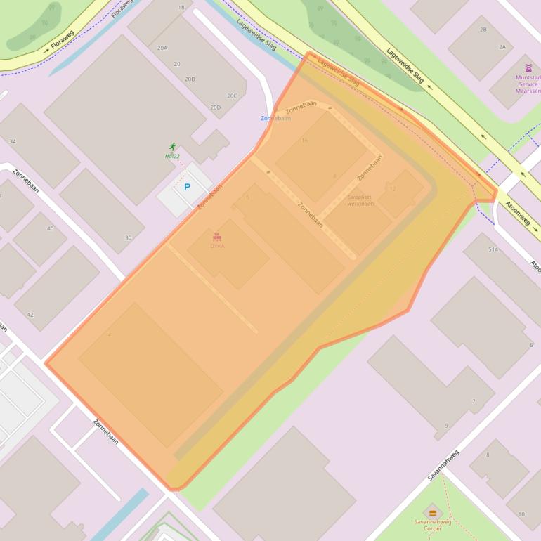 Kaart van postcodegebied 3542EC.