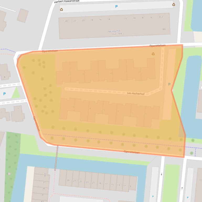 Kaart van postcodegebied 3543BL.