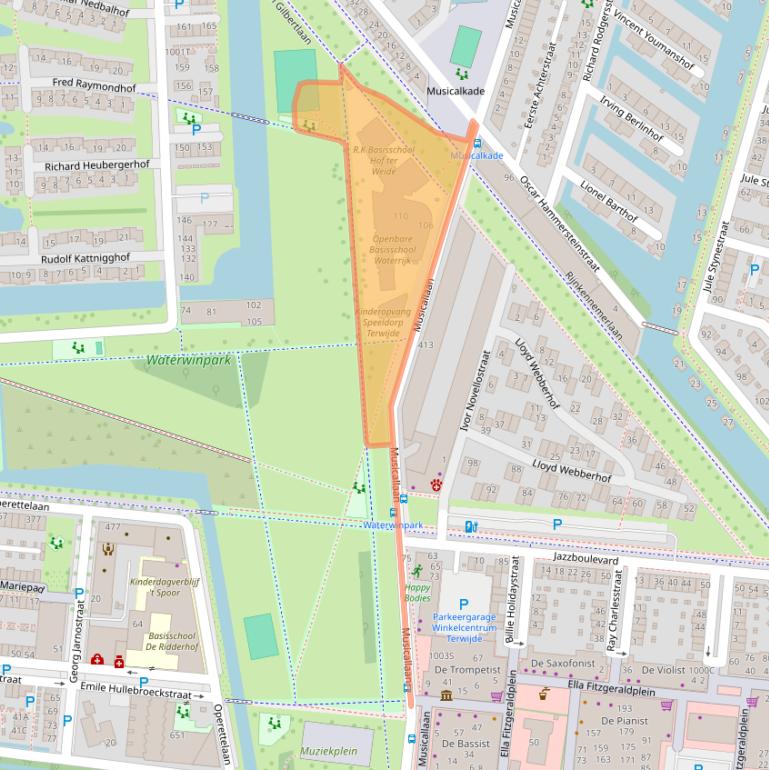 Kaart van postcodegebied 3543BT.