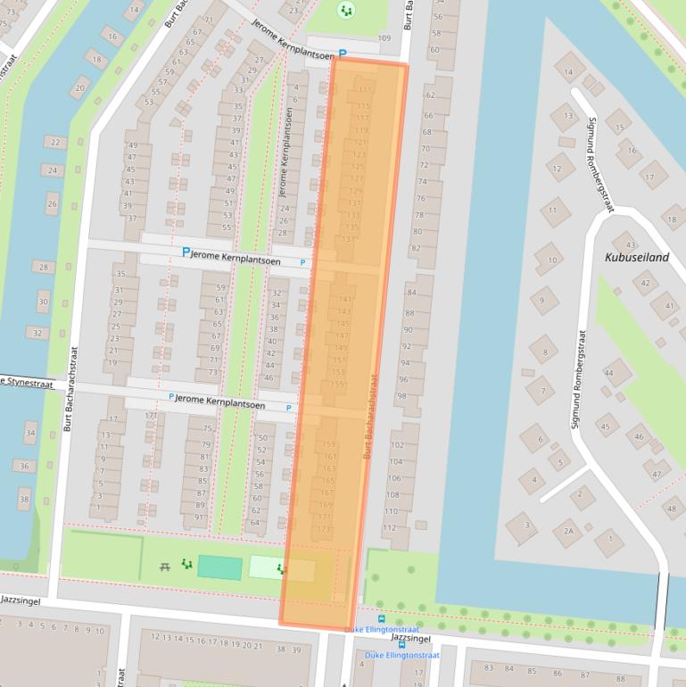 Kaart van postcodegebied 3543DD.