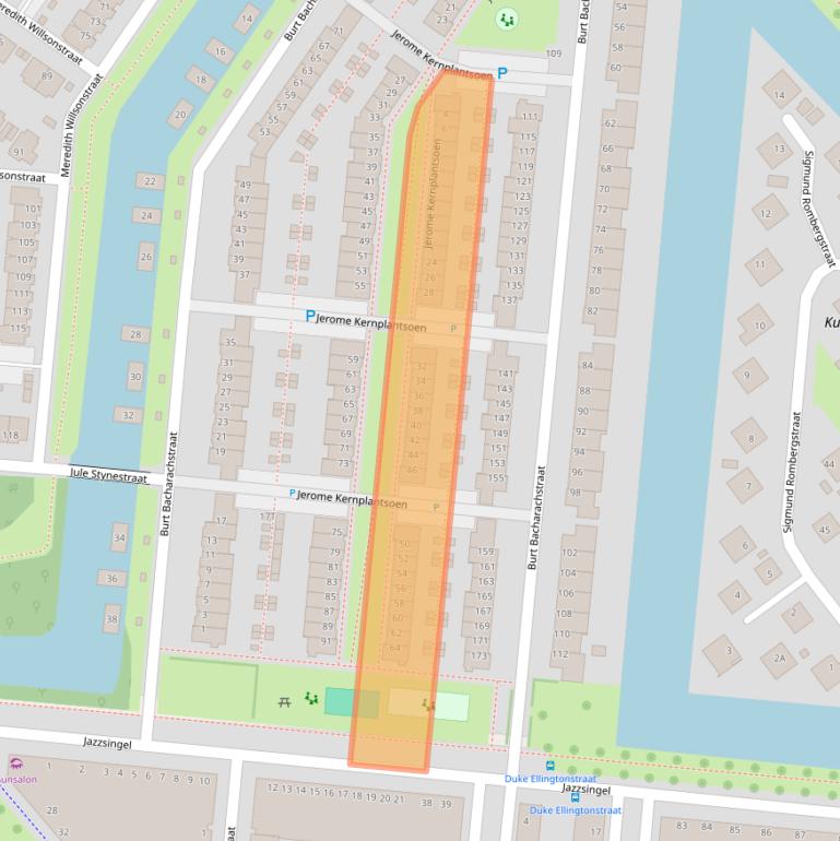 Kaart van postcodegebied 3543DK.