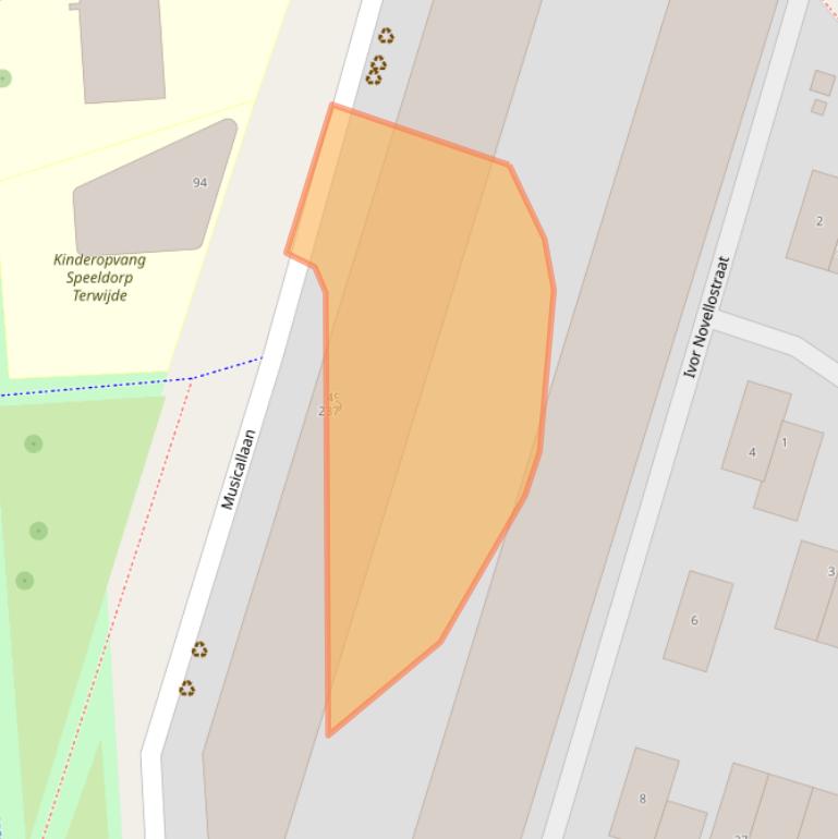 Kaart van postcodegebied 3543ED.