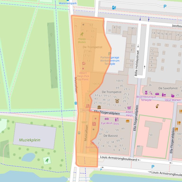 Kaart van postcodegebied 3543ER.