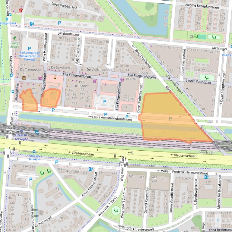 Kaart van postcodegebied 3543ES.
