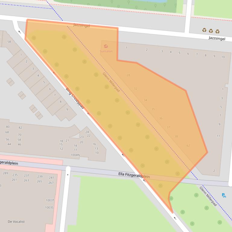 Kaart van postcodegebied 3543GE.