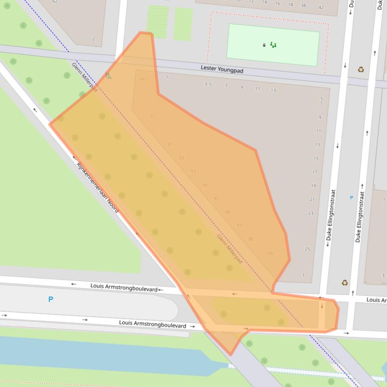 Kaart van postcodegebied 3543GG.