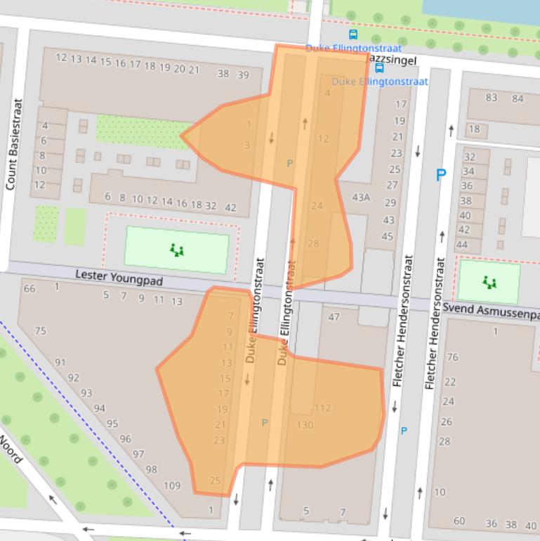 Kaart van postcodegebied 3543GK.