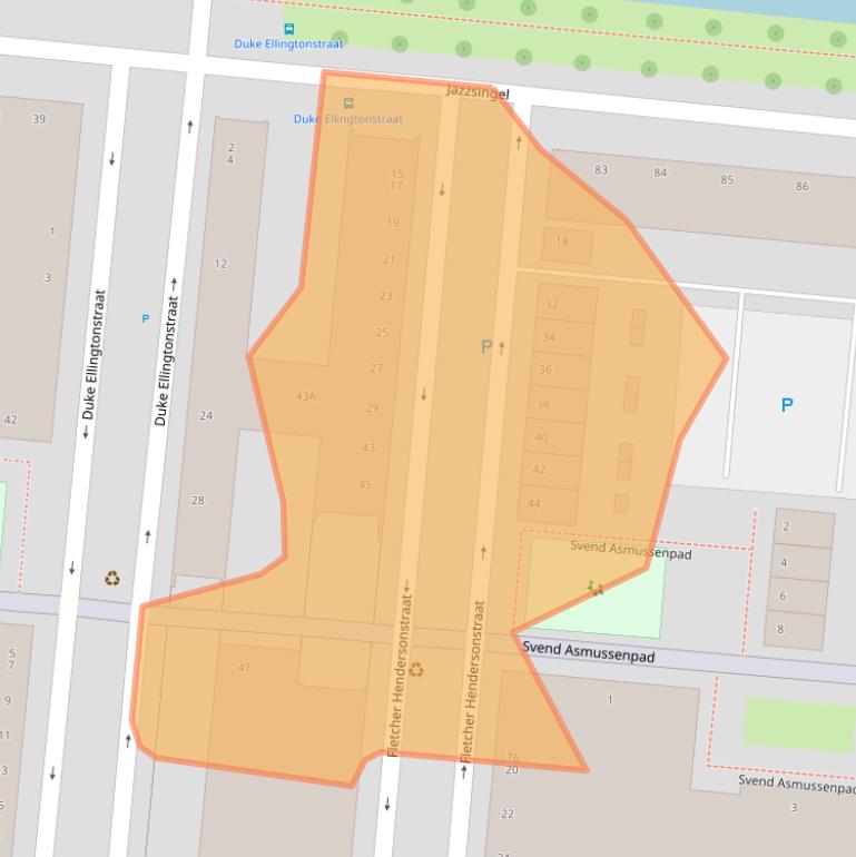 Kaart van postcodegebied 3543GL.