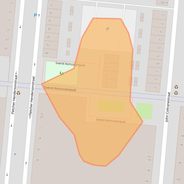 Kaart van postcodegebied 3543GM.