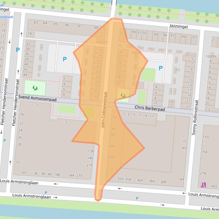 Kaart van postcodegebied 3543GN.