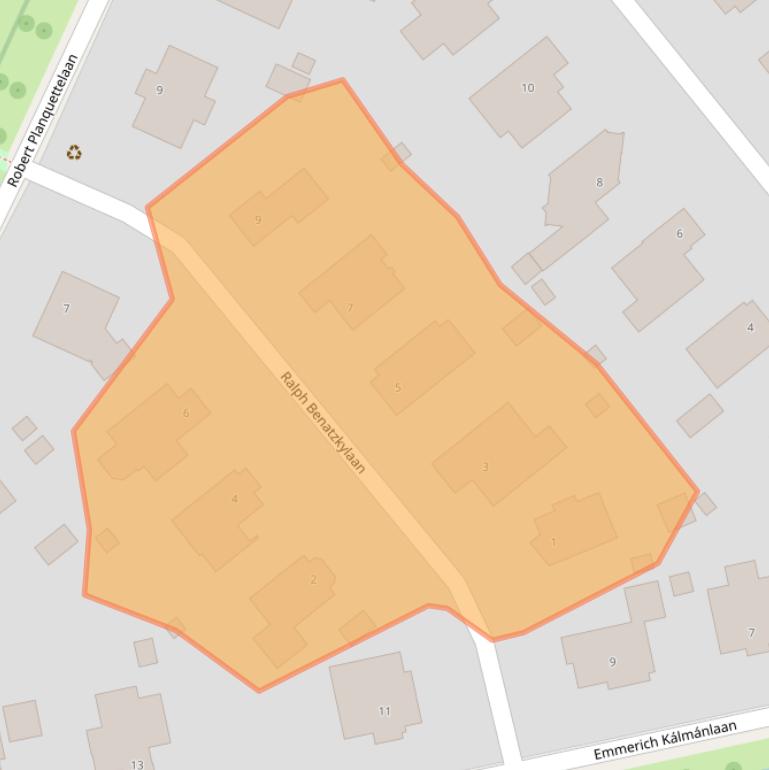 Kaart van postcodegebied 3543HC.