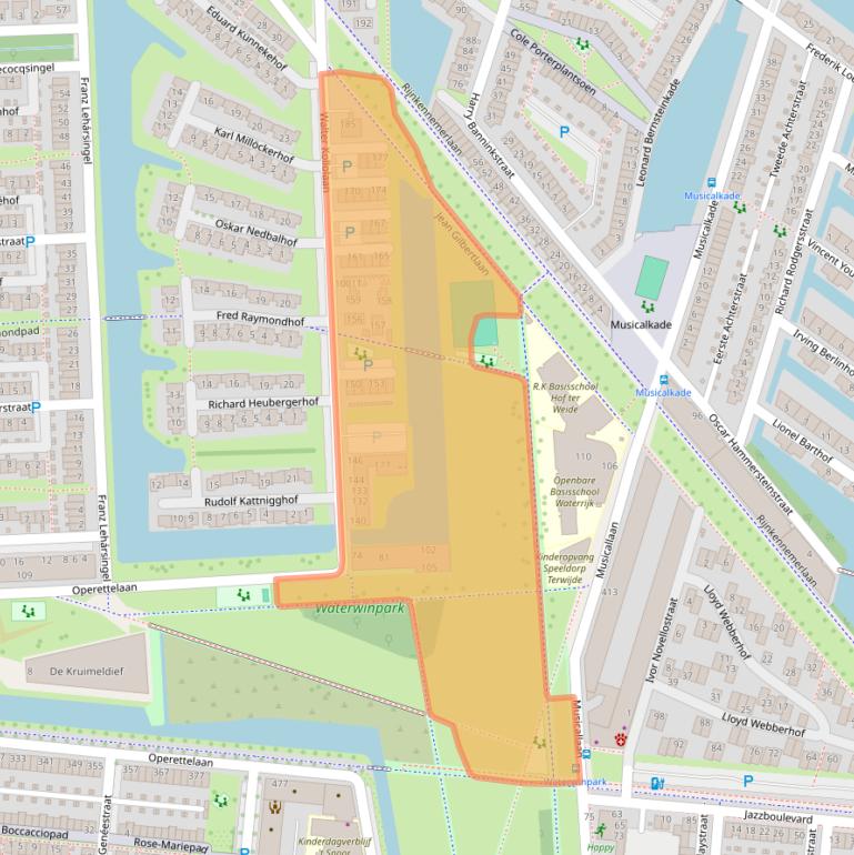 Kaart van postcodegebied 3543HR.
