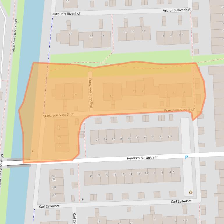 Kaart van postcodegebied 3543JL.