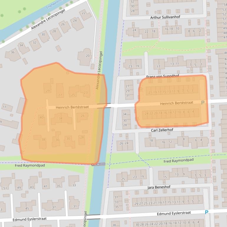 Kaart van postcodegebied 3543JM.