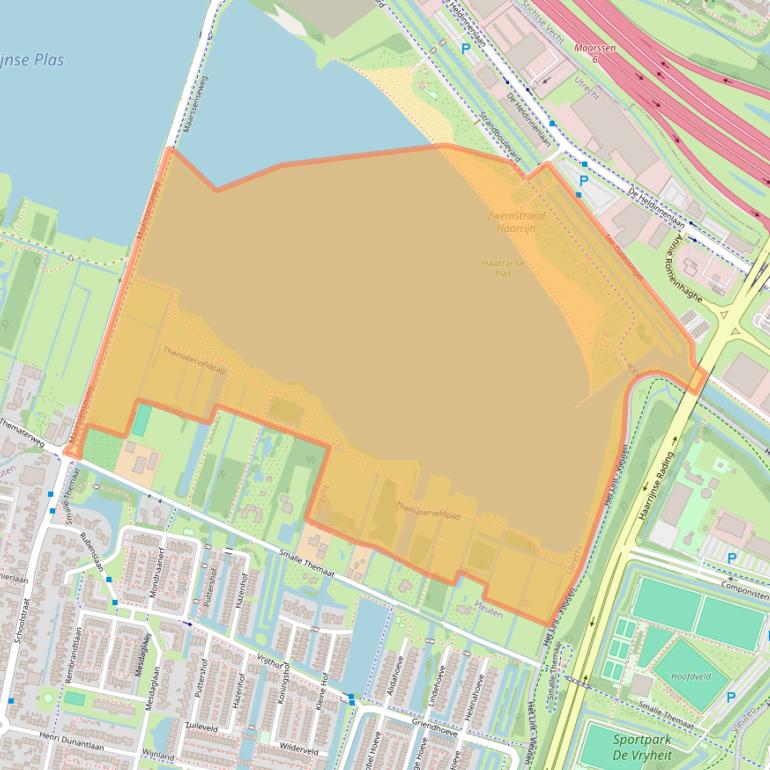 Kaart van postcodegebied 3543MA.