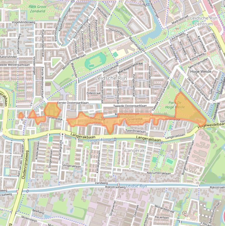 Kaart van postcodegebied 3544AB.