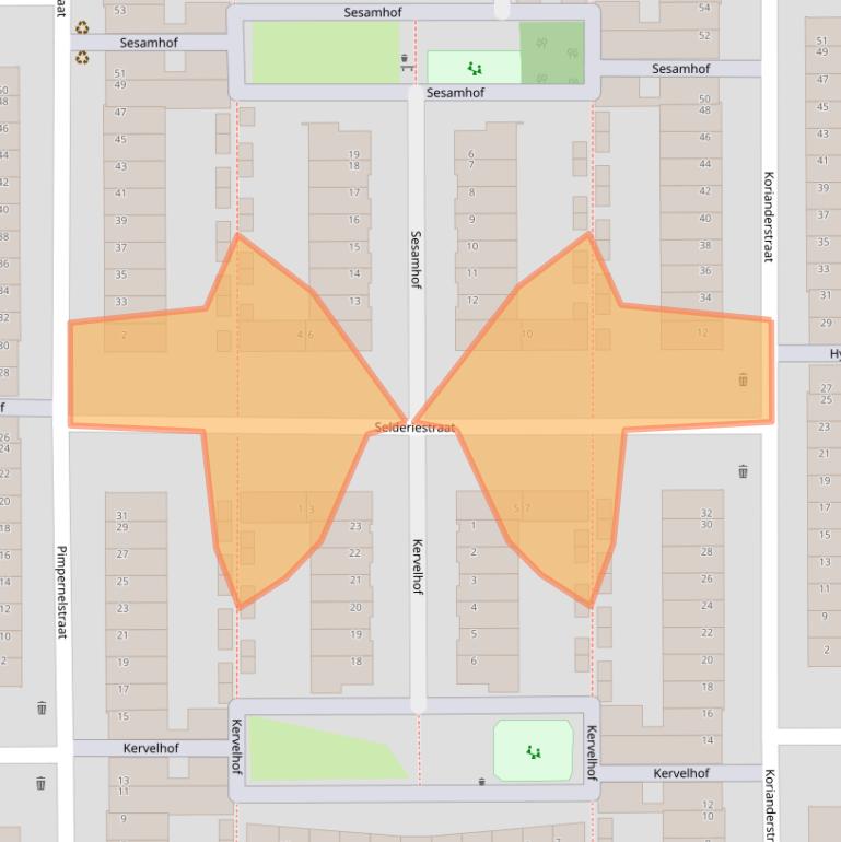 Kaart van postcodegebied 3544BL.