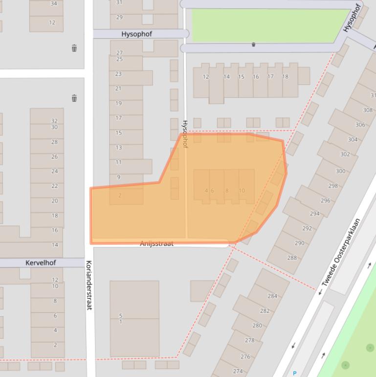 Kaart van postcodegebied 3544BW.