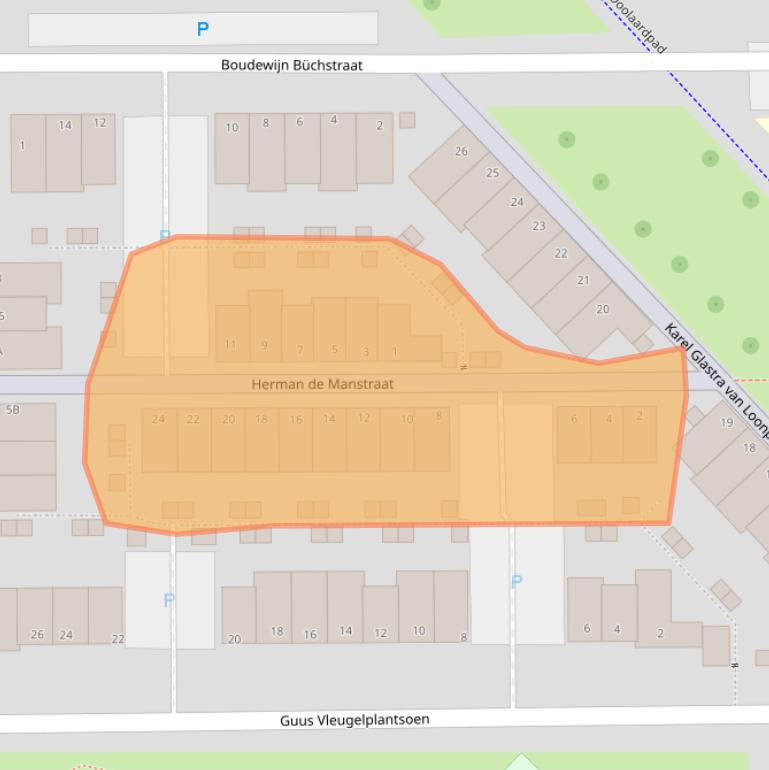 Kaart van postcodegebied 3544HN.