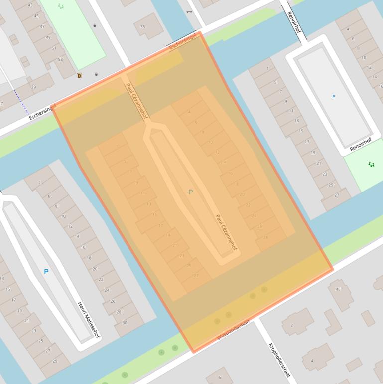 Kaart van postcodegebied 3544KC.