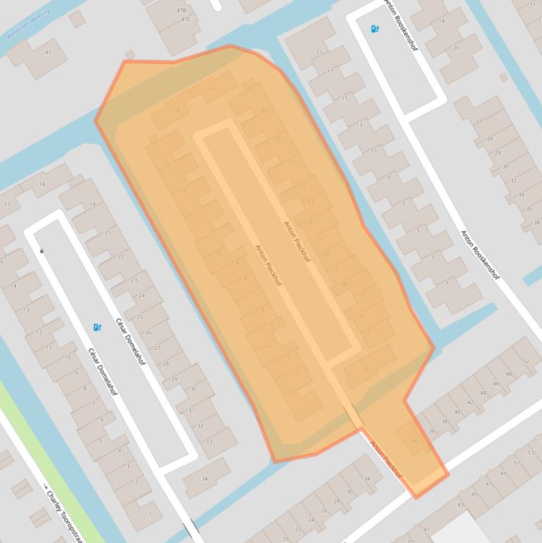 Kaart van postcodegebied 3544MG.