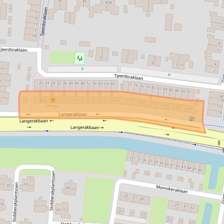 Kaart van postcodegebied 3544PE.