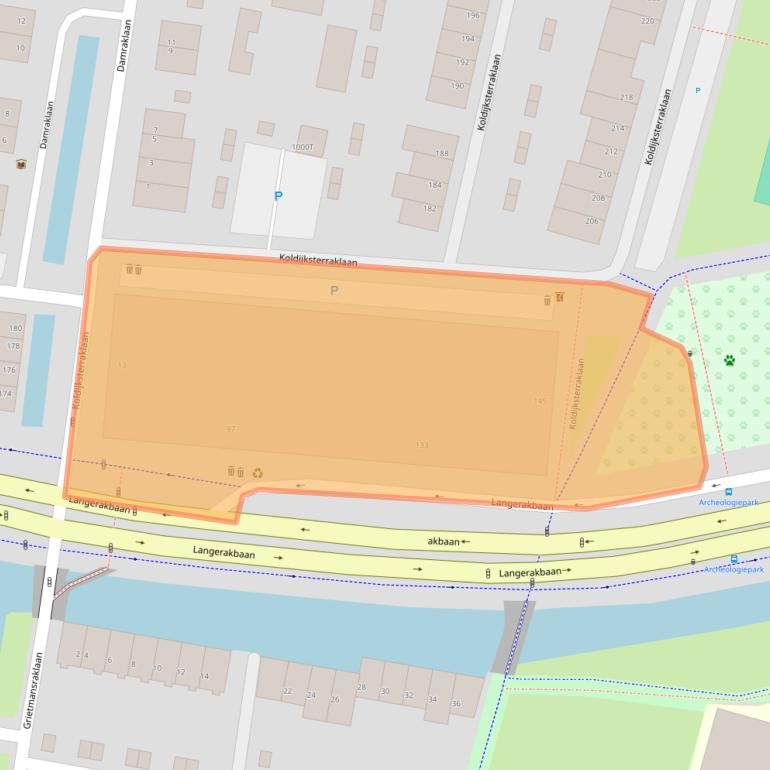 Kaart van postcodegebied 3544PK.