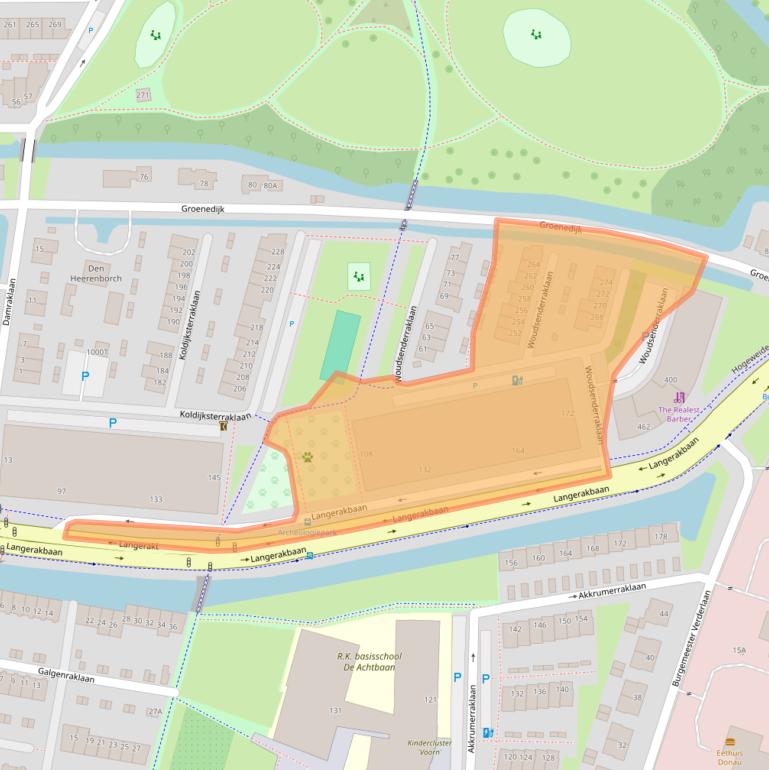 Kaart van postcodegebied 3544PZ.