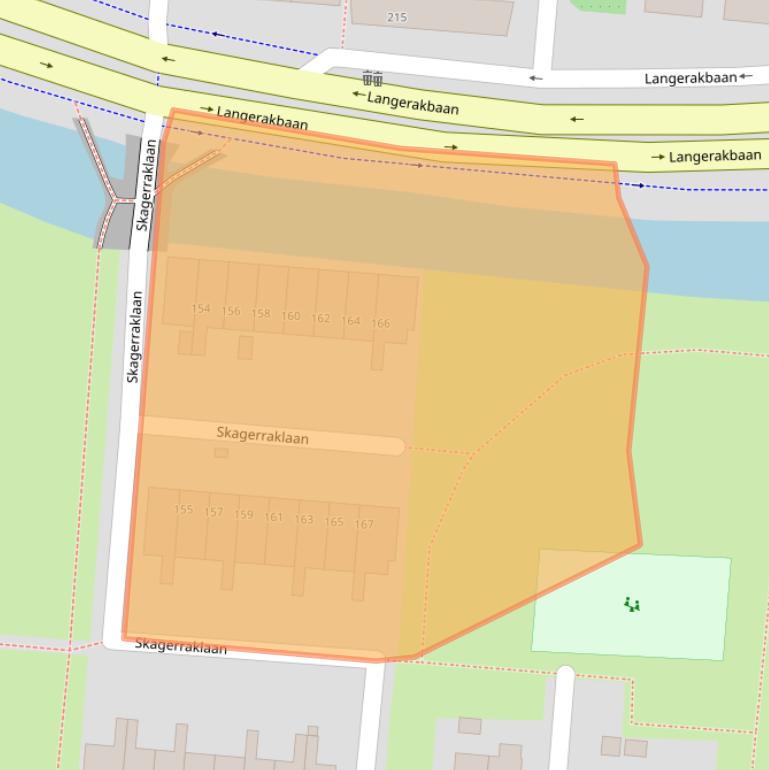 Kaart van postcodegebied 3544RR.