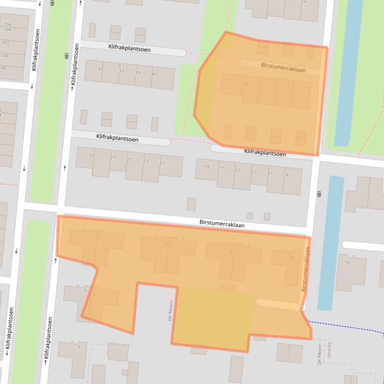 Kaart van postcodegebied 3544TA.