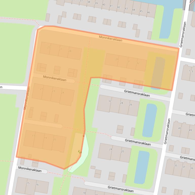 Kaart van postcodegebied 3544TH.