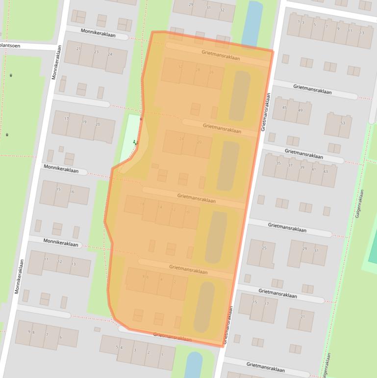 Kaart van postcodegebied 3544TM.