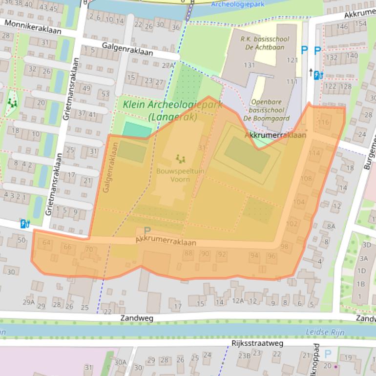 Kaart van postcodegebied 3544TS.