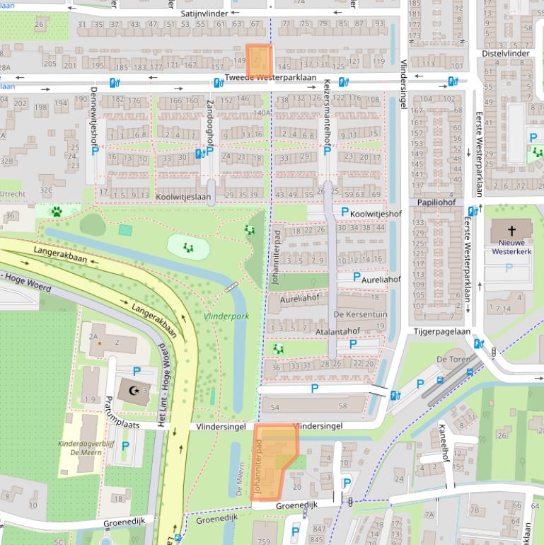 Kaart van postcodegebied 3544VA.