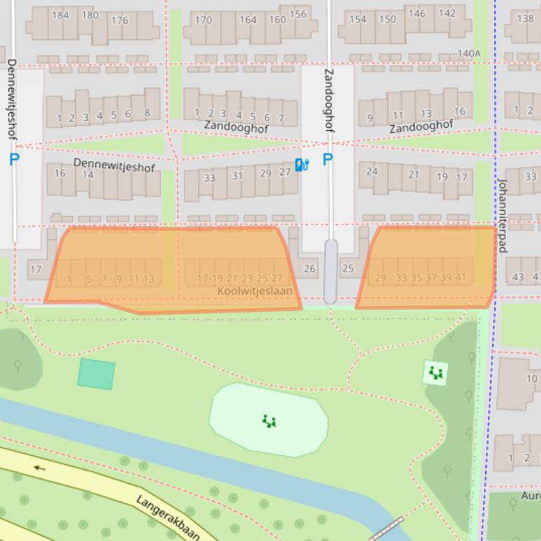 Kaart van postcodegebied 3544VL.