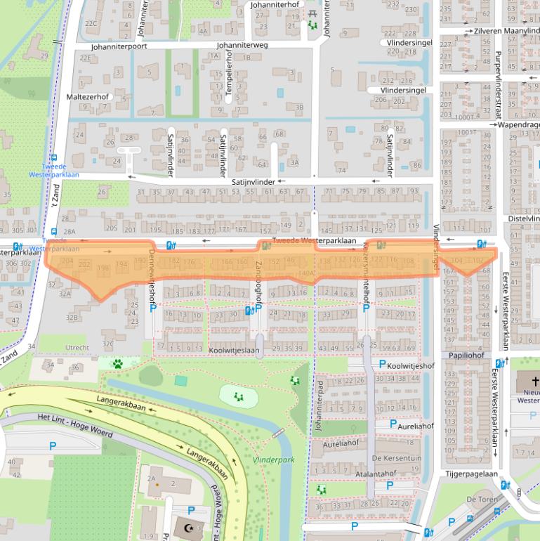 Kaart van postcodegebied 3544VR.