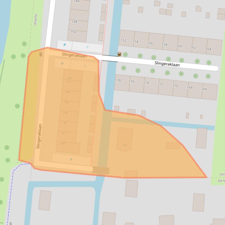 Kaart van postcodegebied 3544WH.