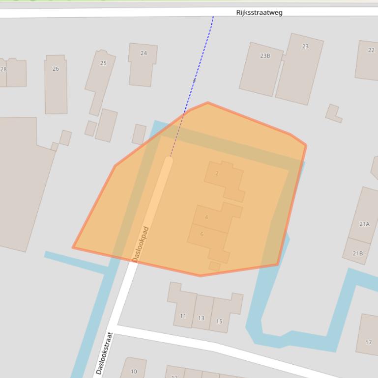Kaart van postcodegebied 3545AA.