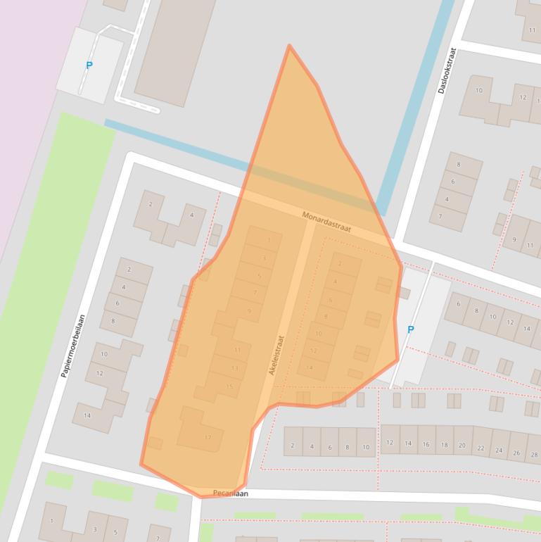 Kaart van postcodegebied 3545AD.