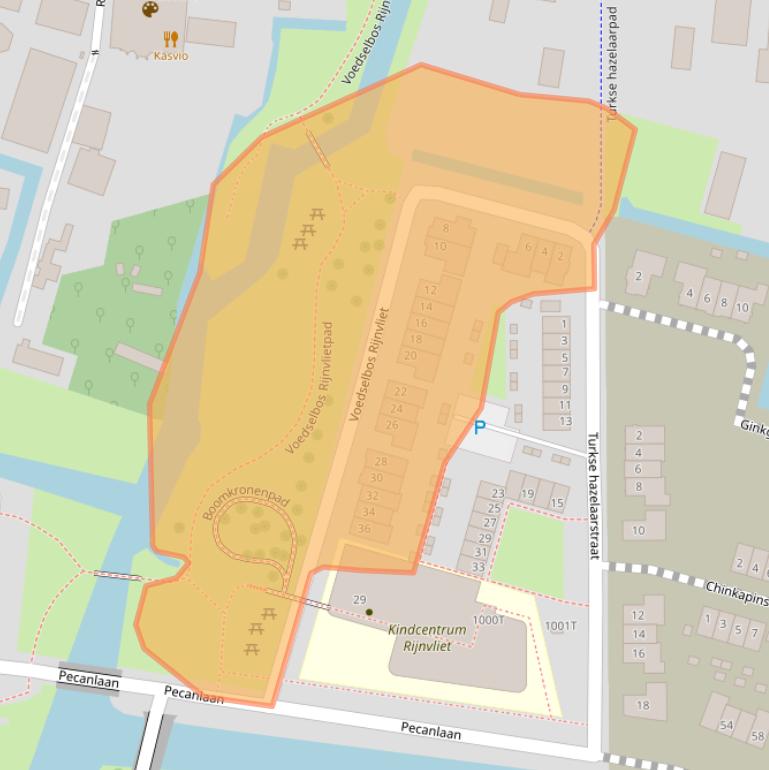 Kaart van postcodegebied 3545CG.
